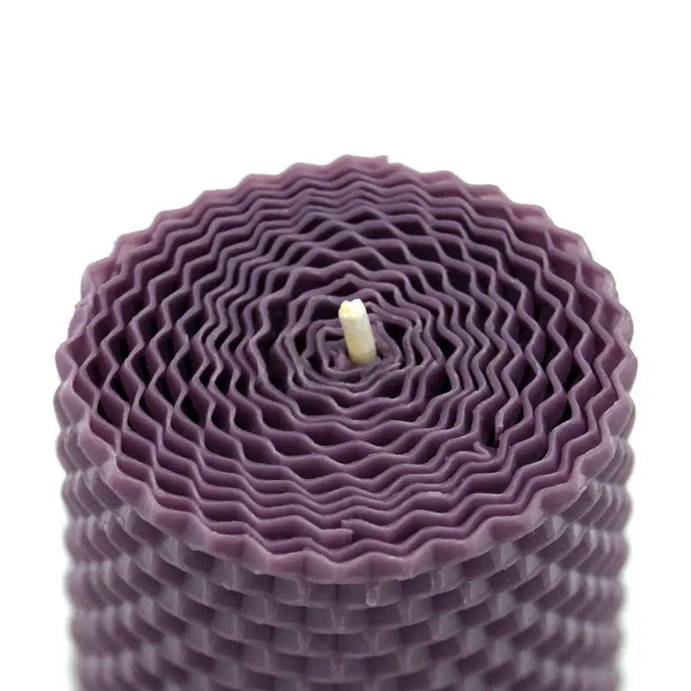 Свеча вощинная цилиндр лаванда 4x6.5 см EVIS STLM-2040067 - Вид №1