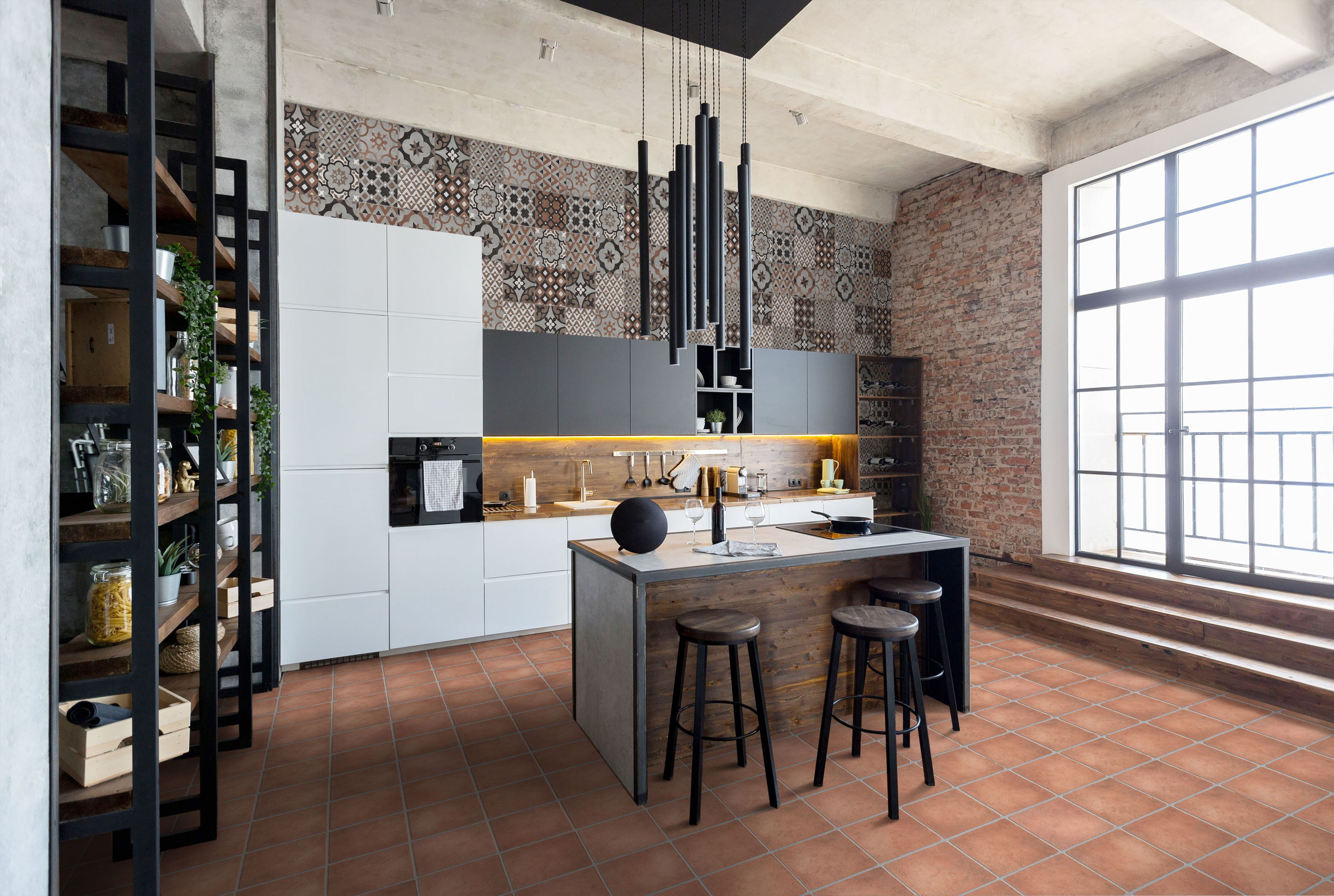 Напольное / керамогранит с терракотовым эффектом KERADOM SELCIAIA ARCH-00127664 - Вид №3