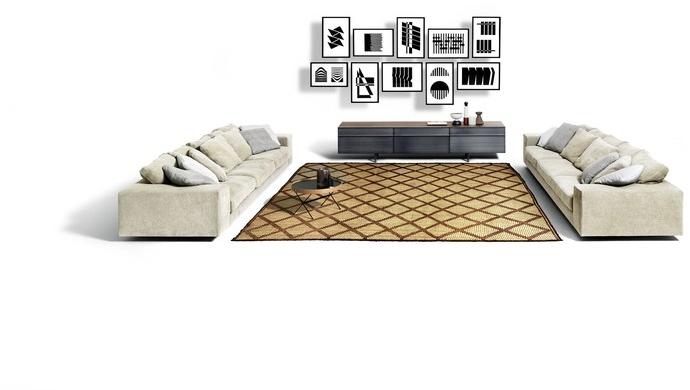 DE PADOVA Диван из ткани с шезлонгом sun-id-1381442 - Вид №3