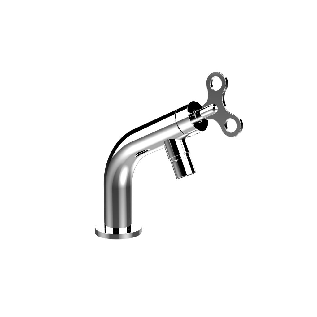 63522 Смеситель для биде со сливом clic-clac и прогрессивным картриджем. Bongio Acquacarica