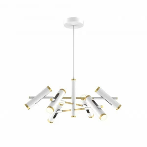 Подвесная светодиодная люстра Favourite Duplex 2323-12P белая FAVOURITE ДИЗАЙНЕРСКИЕ, DUPLEX 220598 Белый