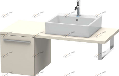 XL543109191 Шкафчик для консоли X-Large #XL5431 400 x 548 мм Серо-коричневый декор Duravit