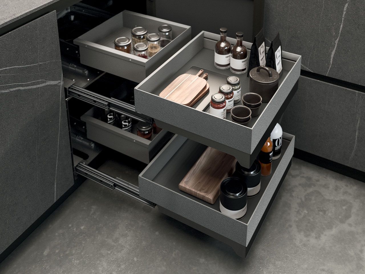 Встроенная кухня с островом Arrital Ak_04 ARCH-00032596 - Вид №5