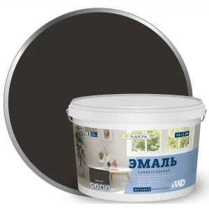 Эмаль акриловая матовая цвет черный 2.5 кг 83728111 STLM-2052805