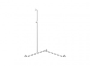 900.35.305XA Поручень для душа с выдвижным держателем для душа HEWI Greifen