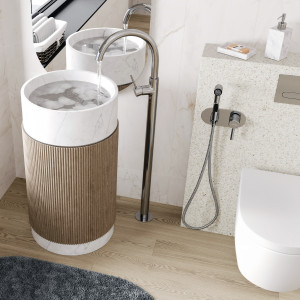 4153 Main Смеситель напольный для раковины WasserKRAFT Main 4100