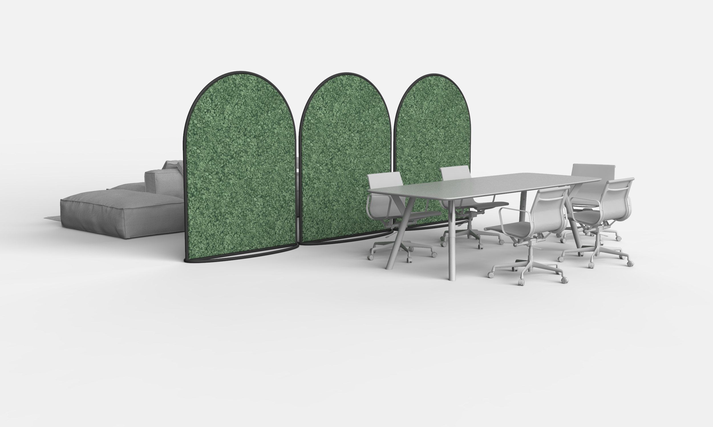 Звукопоглощающая офисная перегородка GREENMOOD G-Line ARCH-00090467 - Вид №27