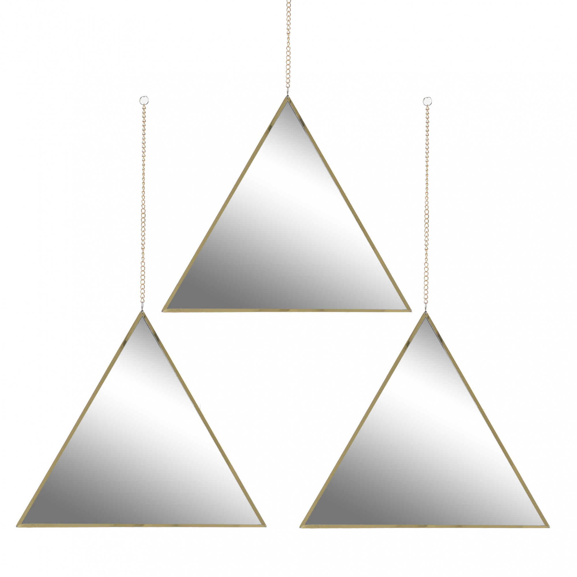 3895145.0010 Зеркало настенное, набор 3 шт TO4ROOMS 