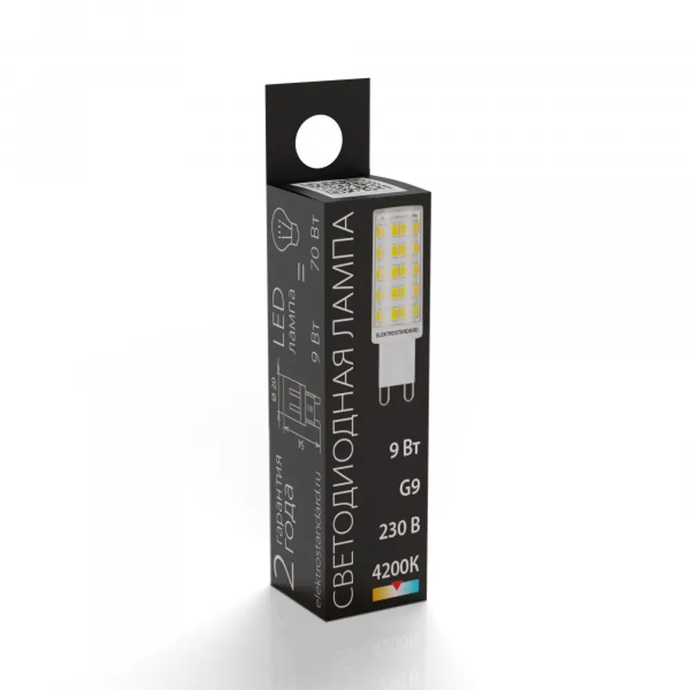 Elektrostandard LED-лампа G9 кукуруза 9Вт нейтральный белый свет 83161309 STLM-0039340 - Вид №4