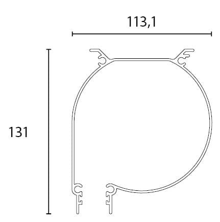 Тент от падения Mv Line Tende a caduta ARCH-00004515 - Вид №2