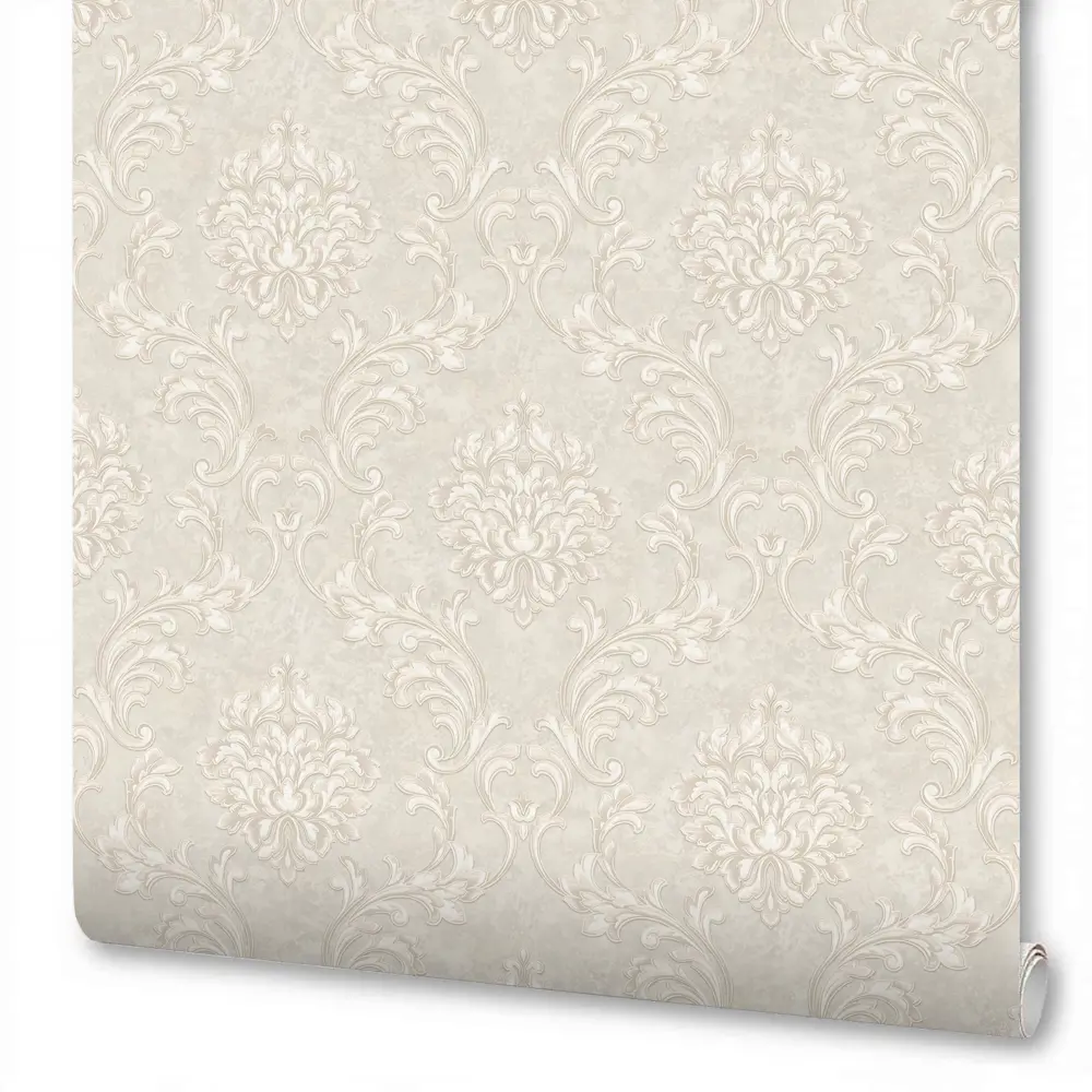 Обои Wallsecret Lardini бежевые с вензельным узором для гостиной и спальни 89395593 STLM-1577246