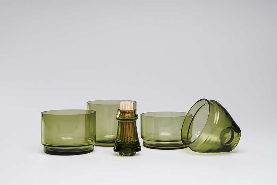 DYLAPERGR Набор из 5-ти емкостей для аперитива l'ap?ro, зеленый Doiy  - Вид №2