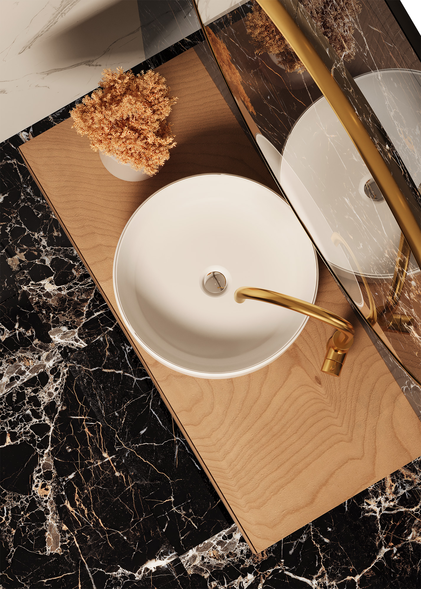 TORINO BLACK — Элегантность черного мрамора HG2007-A Arcadia Ceramica - Вид №2