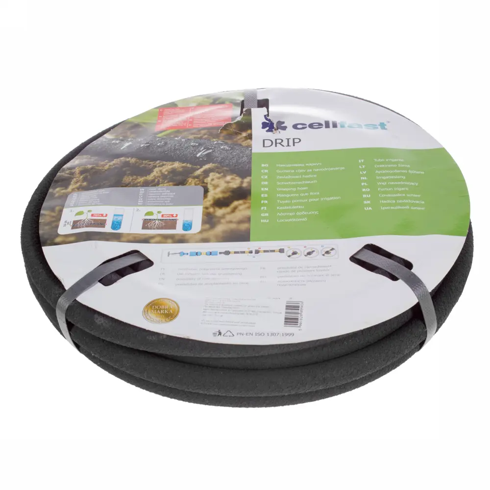 Шланг для полива CELLFAST 1/2" 15 м Каучук STLM-2042392
