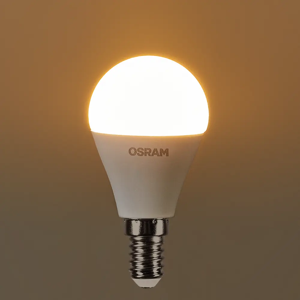 Лампа светодиодная Osram шар 9Вт 806Лм E14 теплый белый свет STLM-2137126 - Вид №2