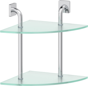 AVA 053 Полка угловая 2-х ярусная 30 cm ELLUX Avantgarde