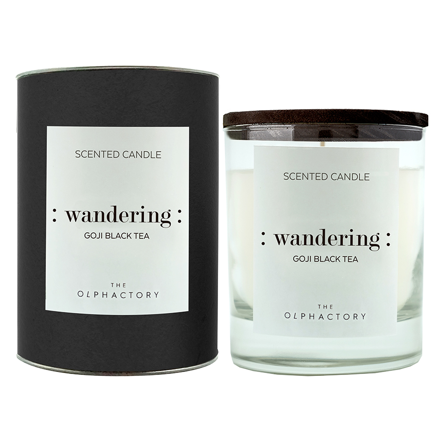 VV401GJBTO Свеча ароматическая the olphactory, wandering black, Ягоды годжи, 40 ч Ambientair  - Вид №1