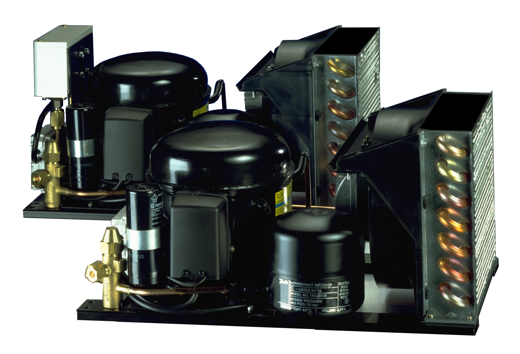 Danfoss OP-MCGC — компрессорно-конденсаторный агрегат OP-MCGC015SCA01G Агрегат компр.-конд. 114X0449  - Вид №3