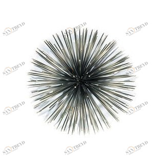 Декор ЁЖИК малый UNICO  255396 Серый;золото;серебро 