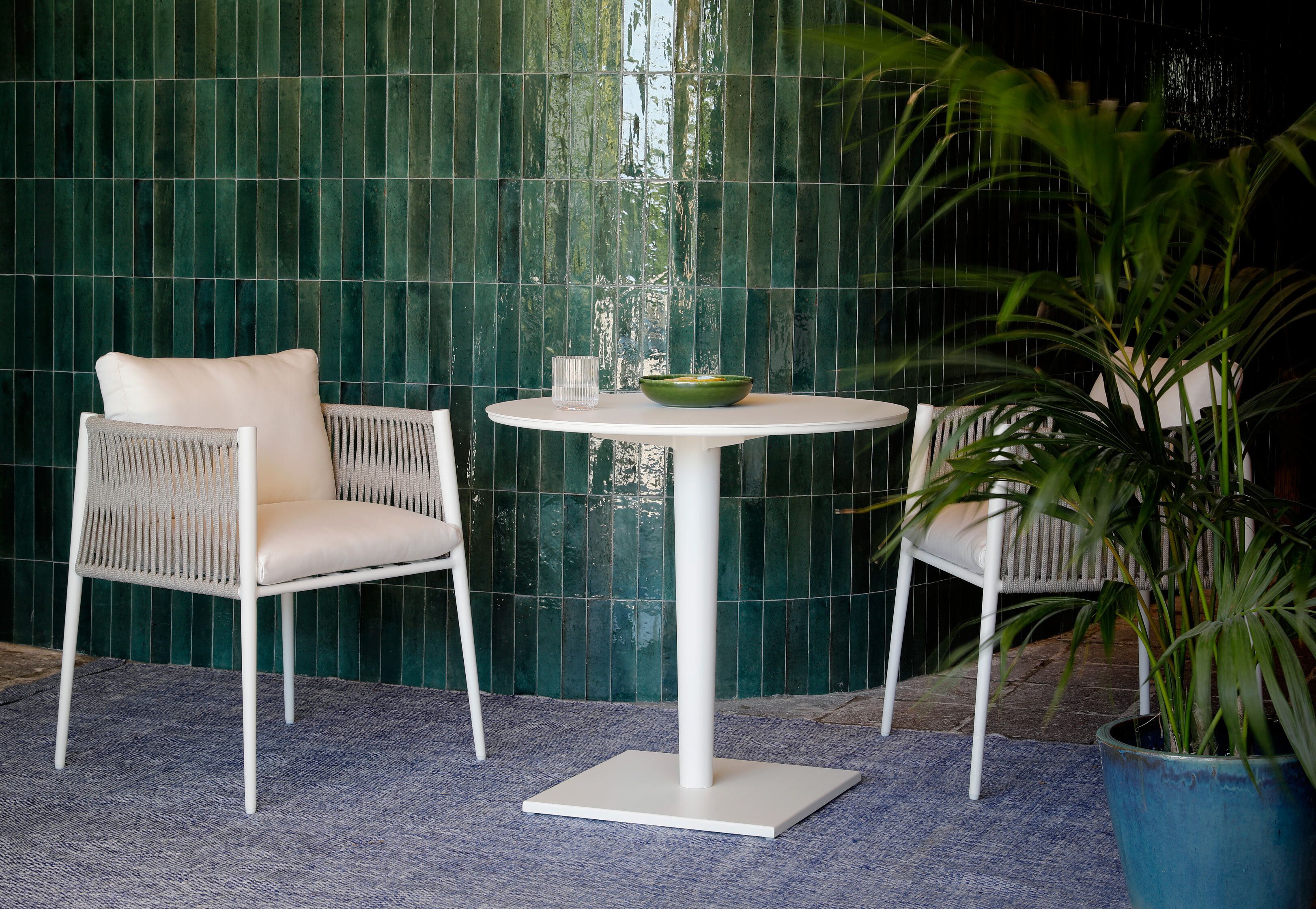 Алюминиевый круглый садовый стол Unopiù свет ARCH-00139356 - Вид №1