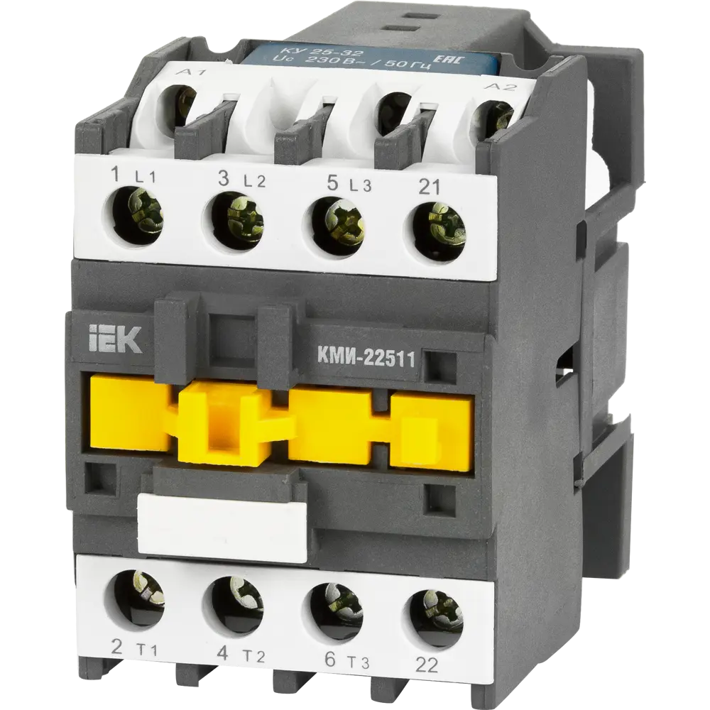 Контактор IEK КМИ-22511 для управления электродвигателями 12461939 STLM-0002197