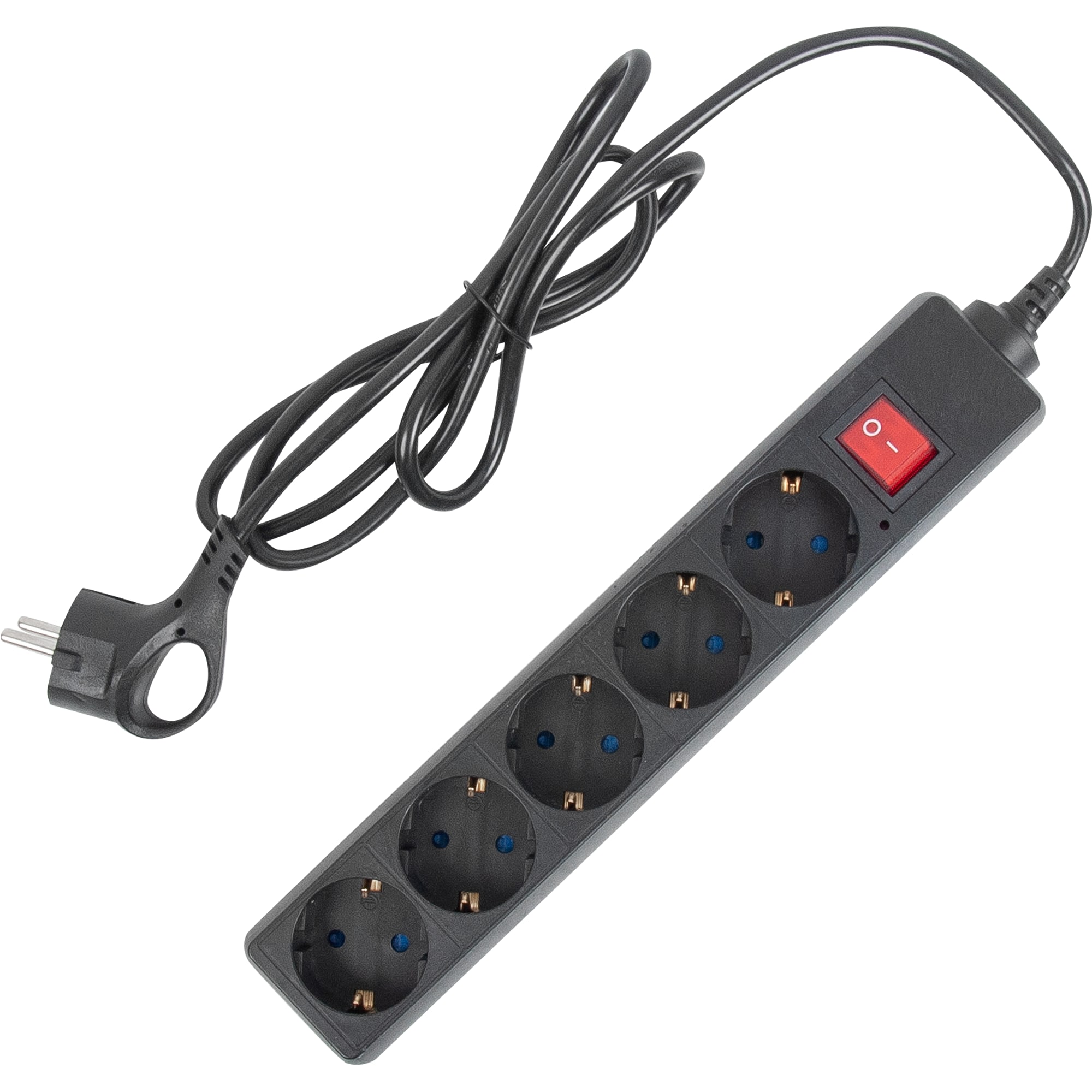 82633739 Сетевой фильтр Duwi DSP-02 5 розеток 1.5 м цвет чёрный Santreyd 