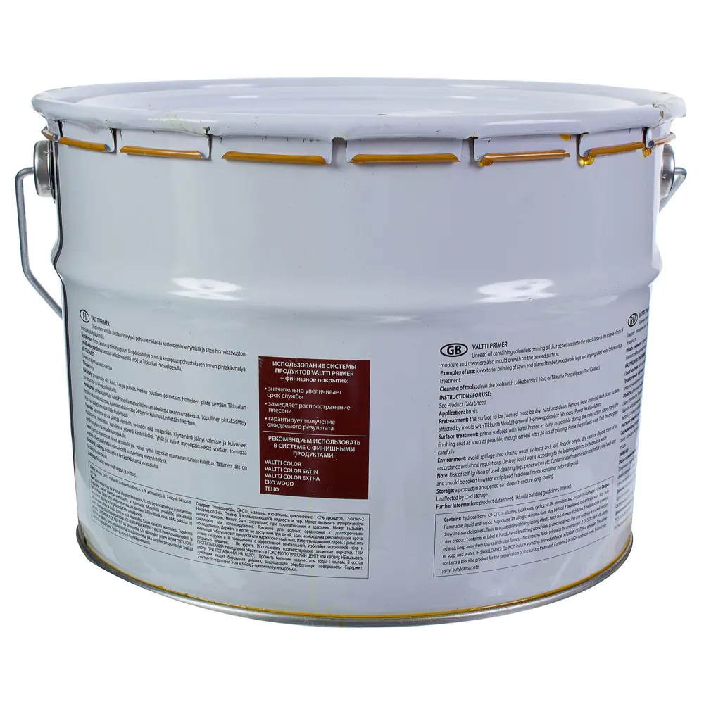 Грунтовка-антисептик Tikkurila Valtti Primer для защиты деревянных фасадов 18562378 STLM-0011415 - Вид №1