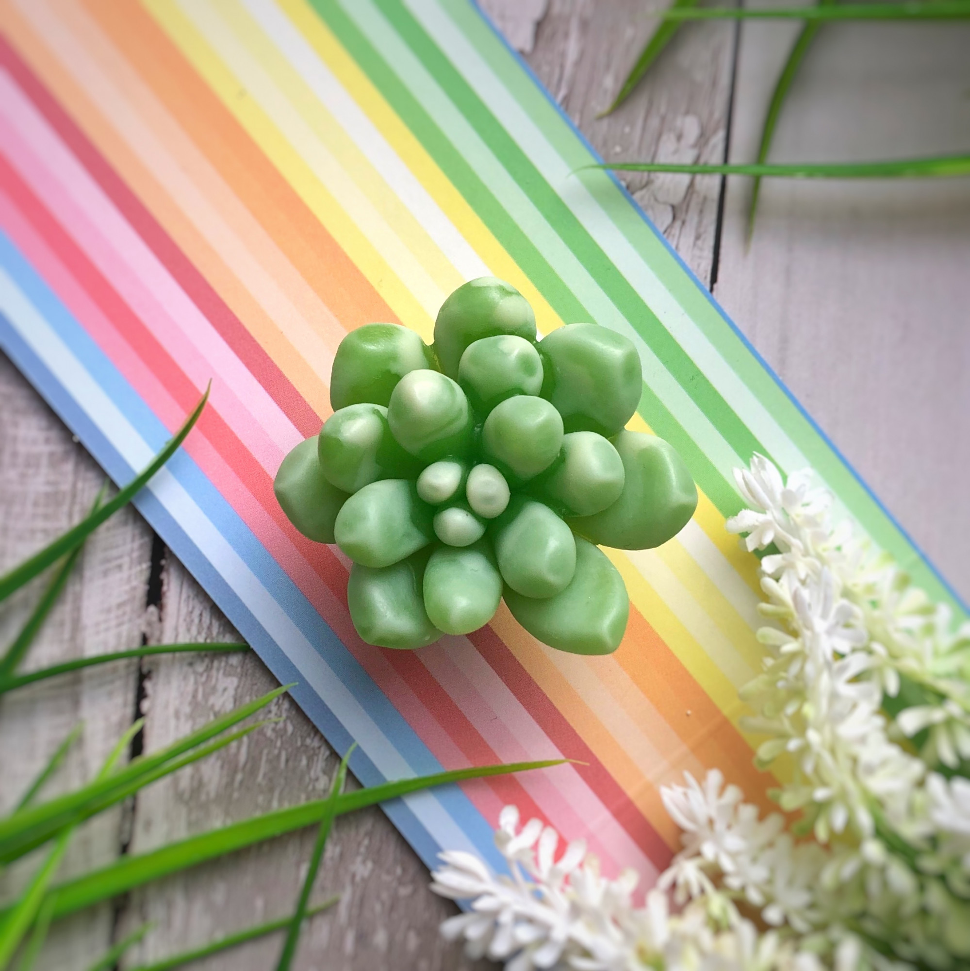 10487 Форма "Суккулент №16 S" силикон HobbyPage 