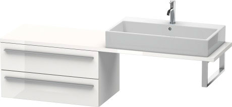 XL542903838 Шкафчик для компактной консоли X-Large #XL5429 800 x 478 мм Доломитово-серый глянцевый лак Duravit - Вид №2