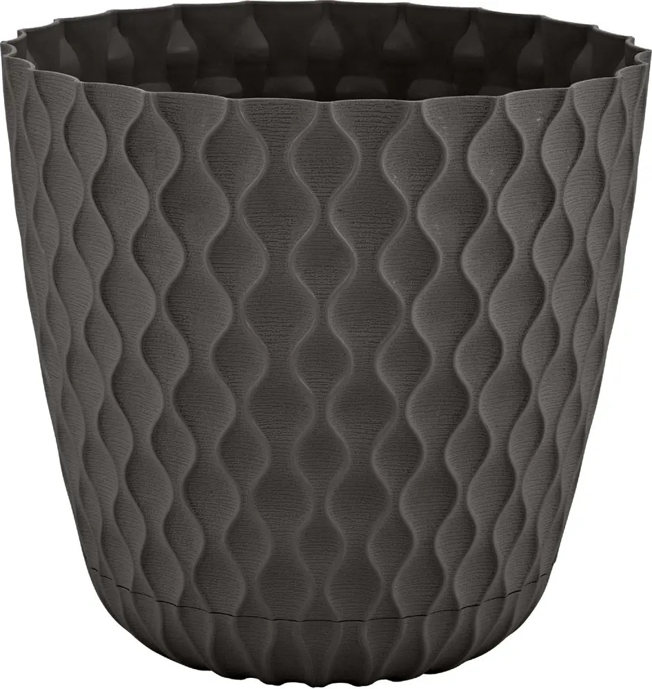 Ingreen Wave — цветочный горшок в оттенке горького шоколада 89356162