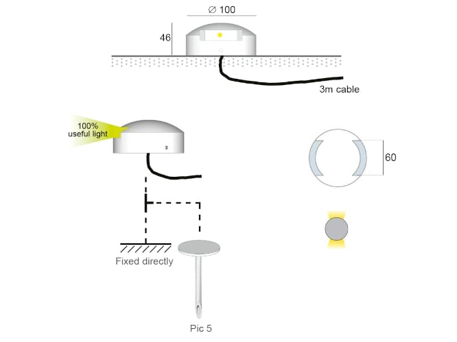 Напольная анодированная алюминиевая напольная светодиодная лампа BEL-LIGHTING PHAROS H ARCH-00111237 - Вид №2