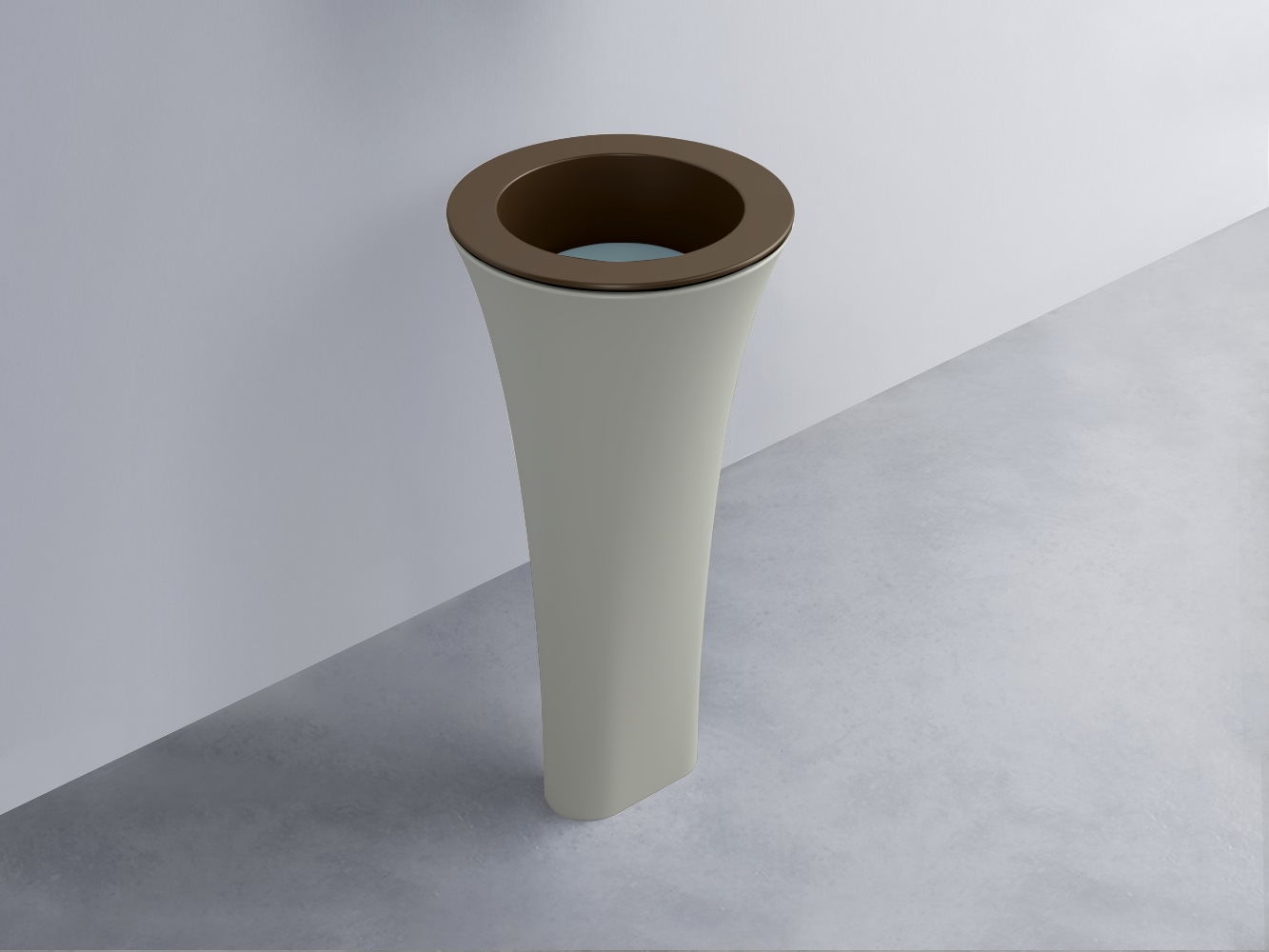 AMLA45-CA+AMPILT-PL+AMCOLT-PM Раковина Amedeo Tondo отдельностоящая cielo Enjoy + Amedeo Ceramica Cielo