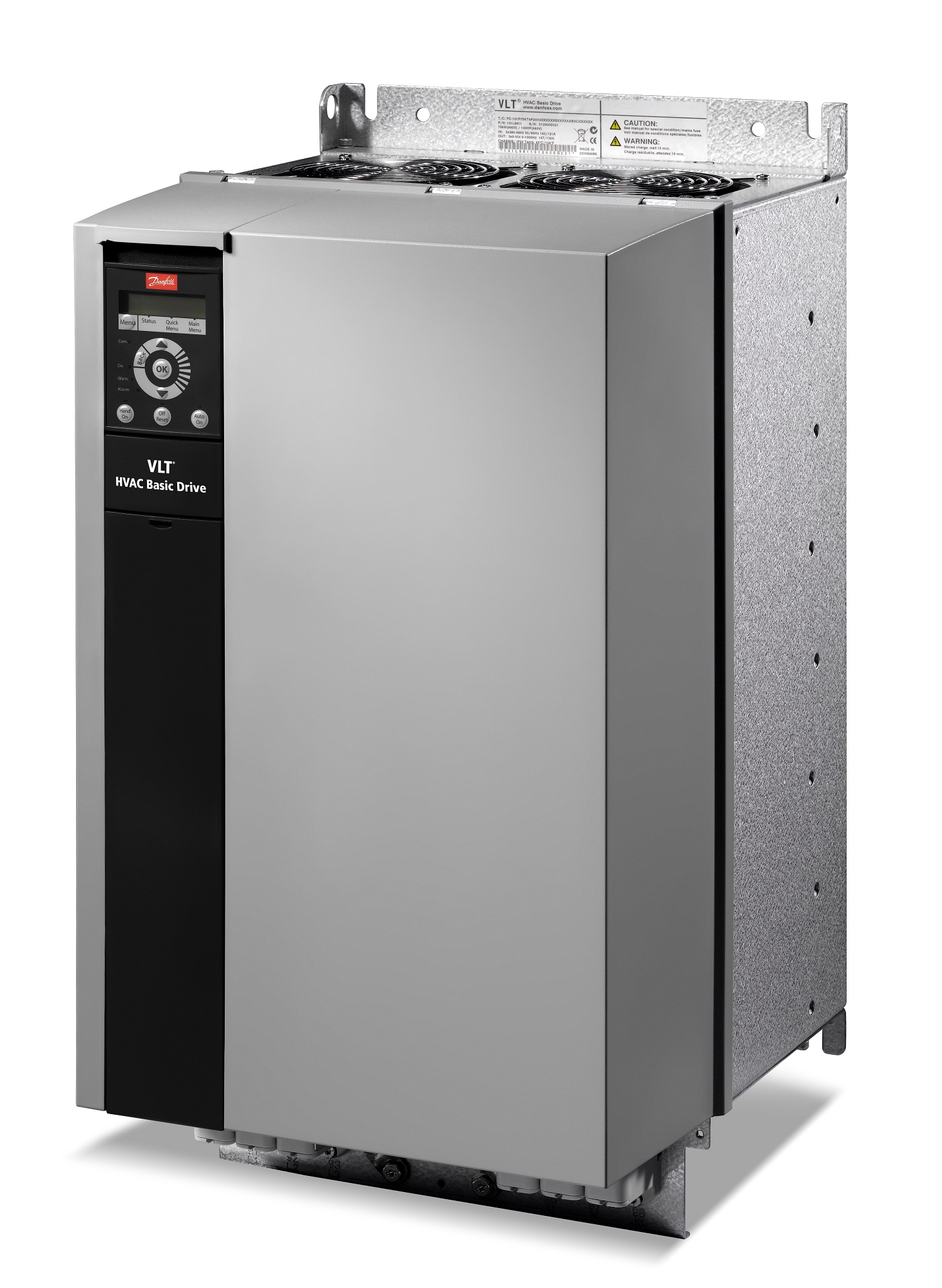 Danfoss VLT HVAC Drive Basic FC 101 — экономичные преобразователи частоты для инженерных систем зданий мощностью от 0,37 до 90 кВт FC-101PK75T4E5AH2XAXXXXSXXXXAXBXCXXXXDX 131N0177  - Вид №8