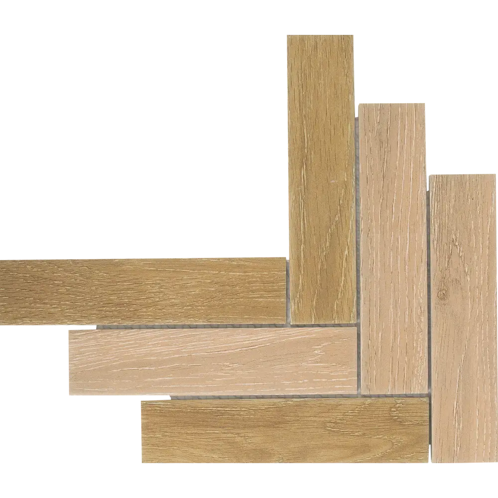 Керамическая мозаика ARTENS Living под паркет в бежевых тонах 82661990 Chevron STLM-0033169 - Вид №1