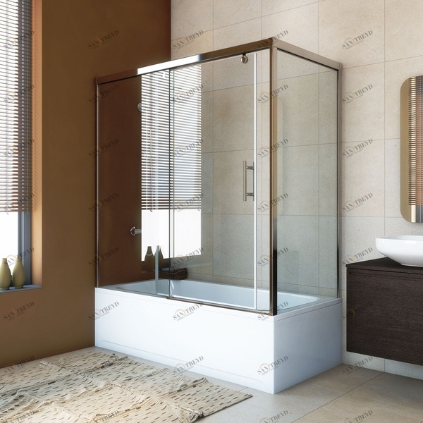 7080X150160GV863A Душевое ограждения на борт вынны GUTEWETTER Германия Slide