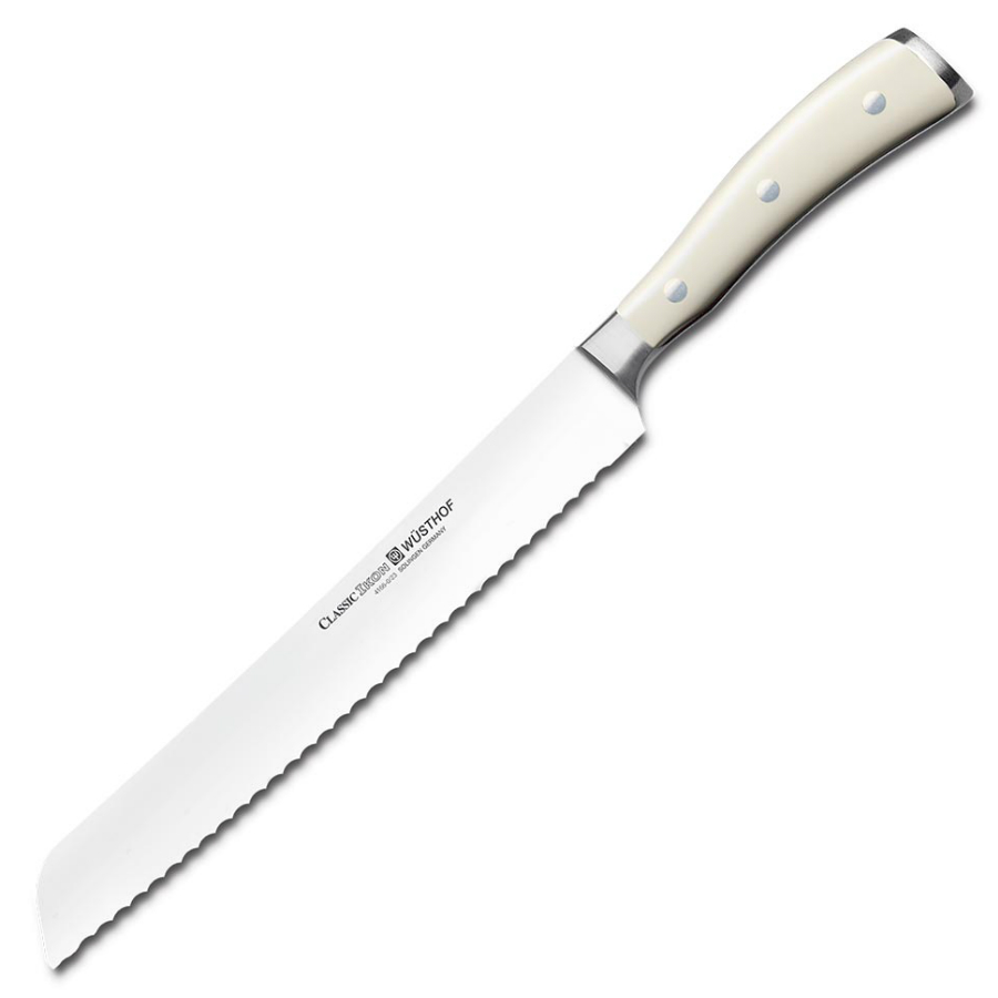 Набор кухонных ножей Ikon Cream White на деревянной подставке. 9 шт WUESTHOF W9874 - Вид №7