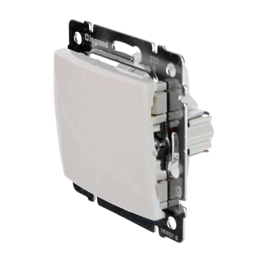 Переключатель Legrand Valena Classic одноклавишный для скрытого монтажа в цвете слоновая кости 11273645 STLM-0001146