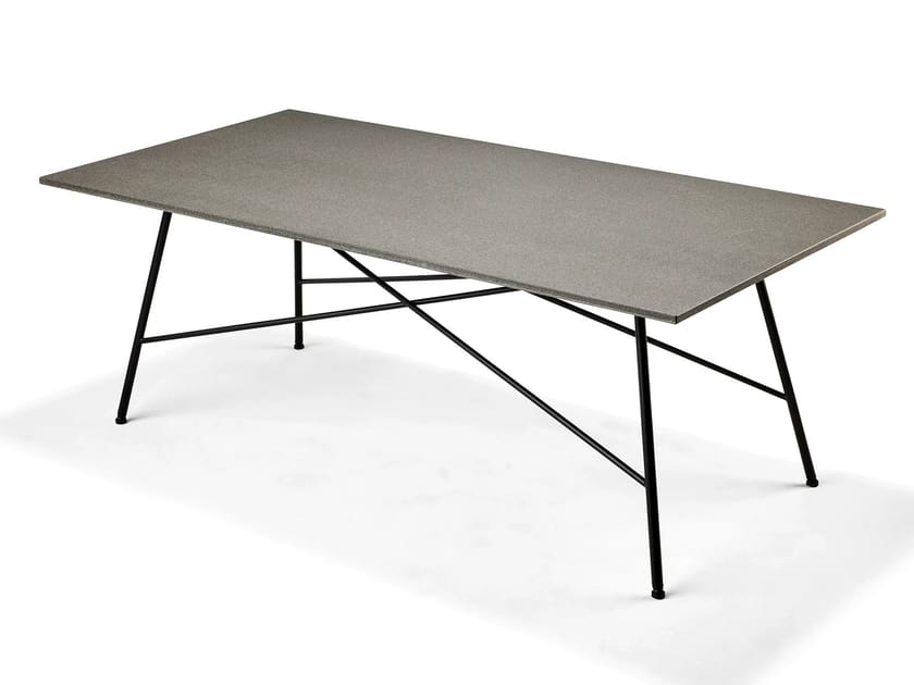 Бетонный прямоугольный садовый стол Bullfrog OD MAMAMIA ARCH-00144207