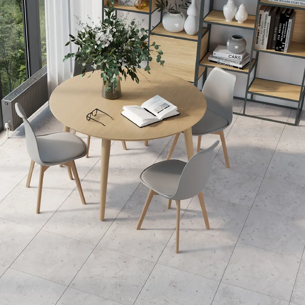 Керамогранит LB Ceramics Форсса: серый матовый с текстурой камня 45х45 см 89347921 STLM-1476979