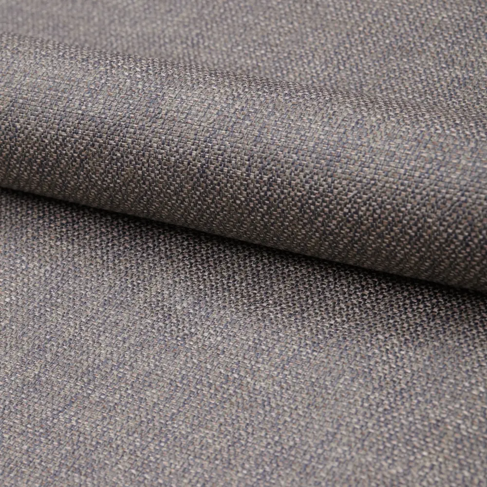 Ткань мебельная 1 м/п Jasper рогожка 140 см цвет коричнево-зеленый AMETIST STLM-2181627