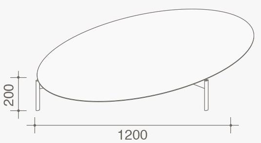 Lema Круглый овальный журнальный столик sun-id-1414362 - Вид №5