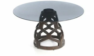 ENNE Круглый обеденный стол из стекла