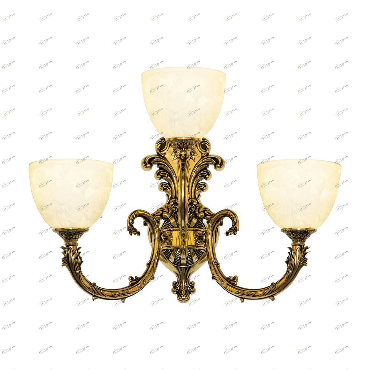Бра настенное бежевое Bohemia Ivele 7109B15 Rose BOHEMIA IVELE ПОД СТАРИНУ 00-3889078 Бежевый 