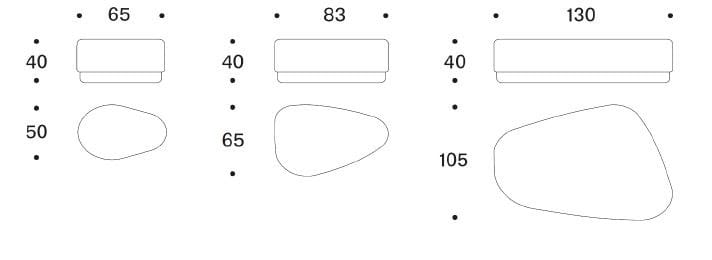 Ткань пуф Saba Italia ISLAND ARCH-00139080 - Вид №2