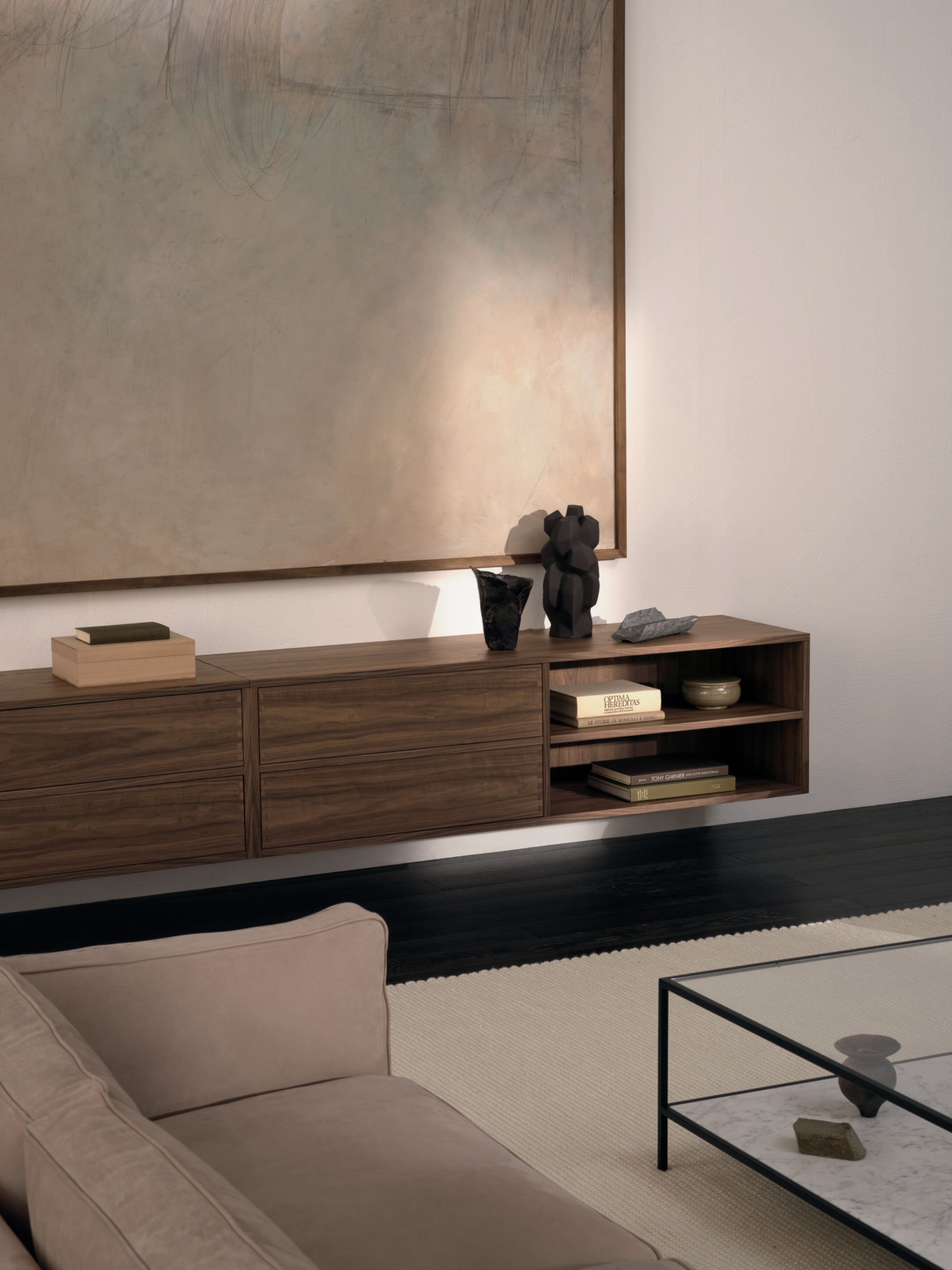 Подвесной шкаф из массива дерева DE PADOVA WOOD-IN ARCH-00107918 - Вид №1