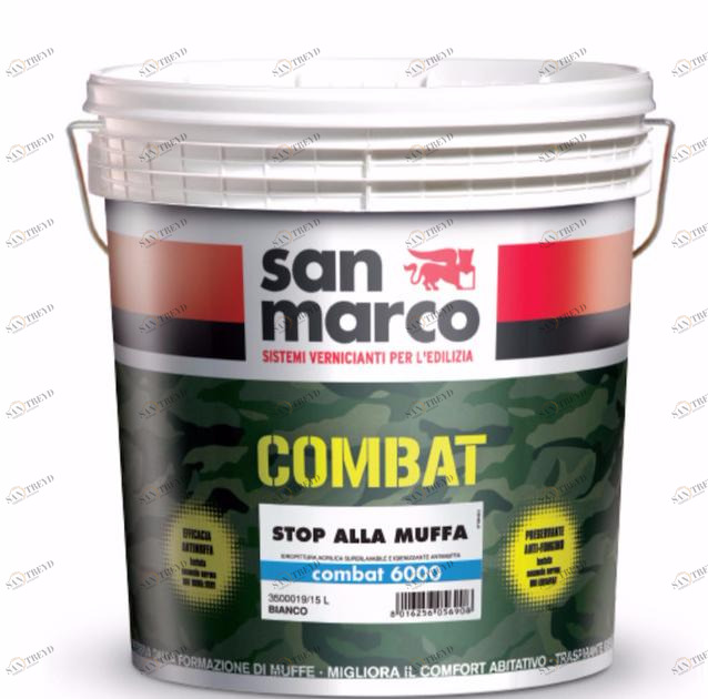 San Marco Моющаяся дезинфицирующая краска на водной основе для внутренних работ sun-id-1474436
