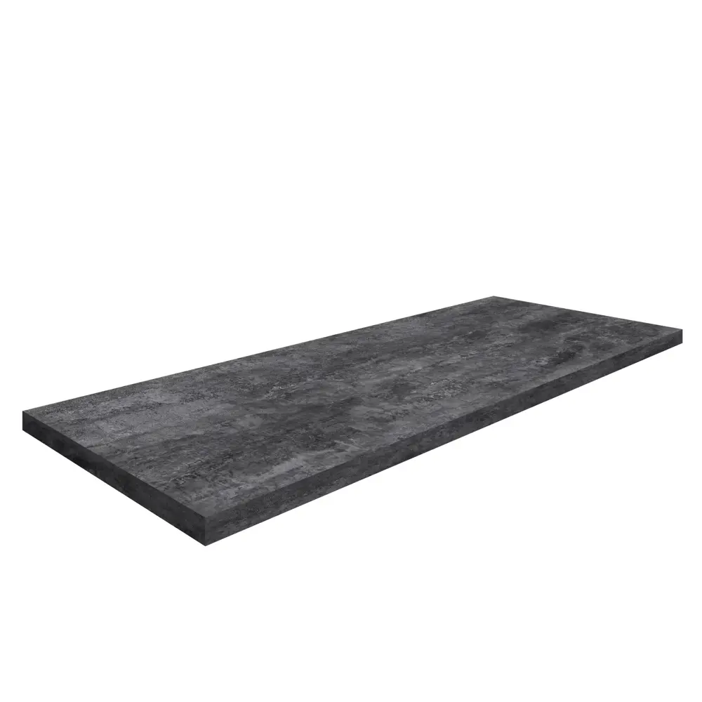 Столешница KONSENSA Бетон темный 80x120x3.8 см ДСП цвет серый 89452038 STLM-2050314 ДСП Прямой угол - Вид №4