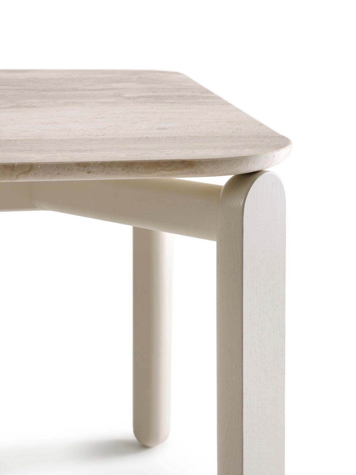 Прямоугольный стол из ясеня и металла с мраморной столешницей Billiani ARCH-00065564 - Вид №2