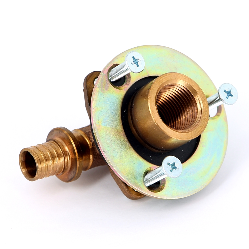 Водорозетка надвижная В латунная REHAU 16 x 1/2" бронза, для гипсокартона 28 мм RAUTITAN 456374