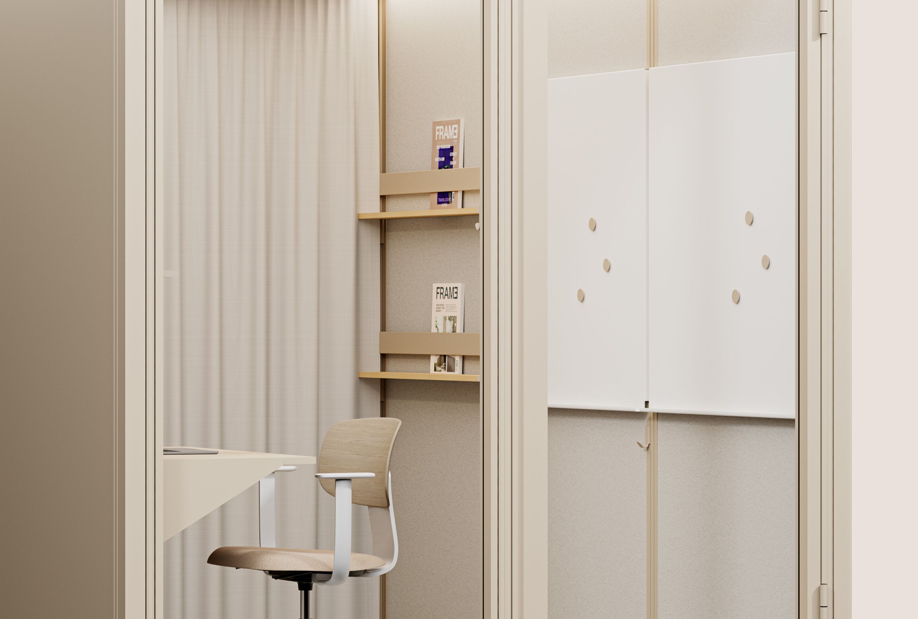 Многосторонняя акустическая офисная кабина со встроенным освещением Mute Modular ARCH-00121722 - Вид №1